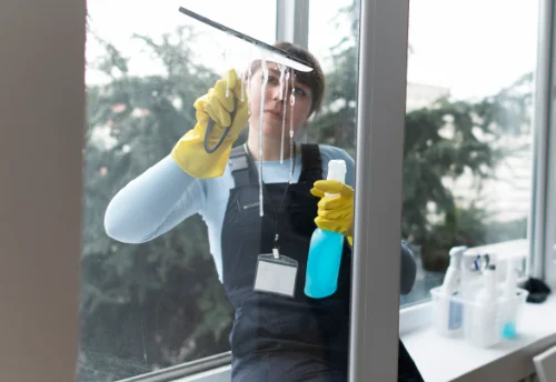 Nettoyage de vitres intérieures et extérieures à Thuré